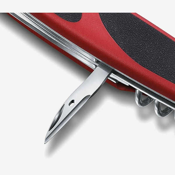 Нож Victorinox RangerGrip 53, 130мм, 5 функций (красный/черный)
